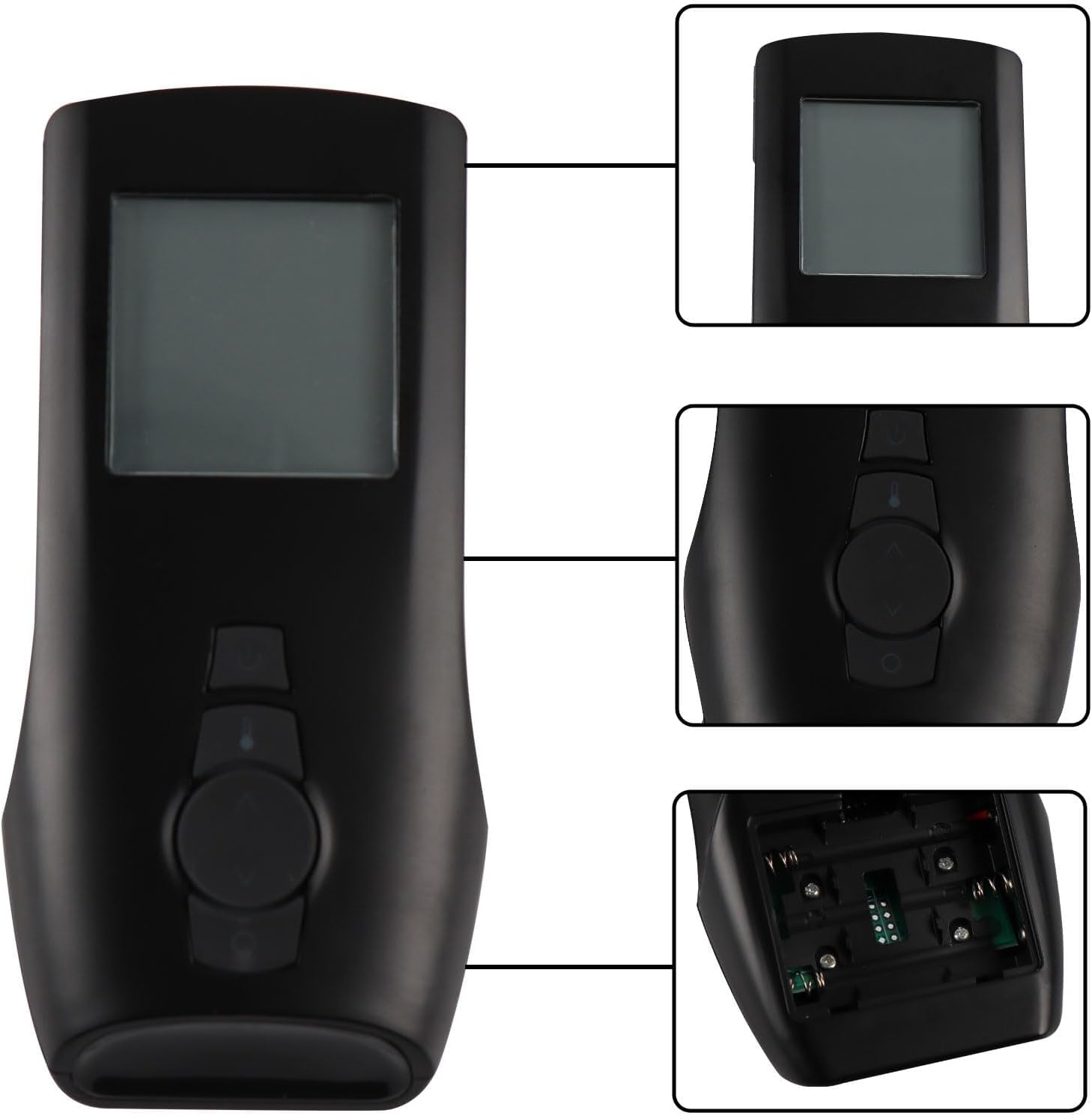 Fireplace Control Remote Transmitter 0.584.040 Compatible with Black GTMFSLA Series