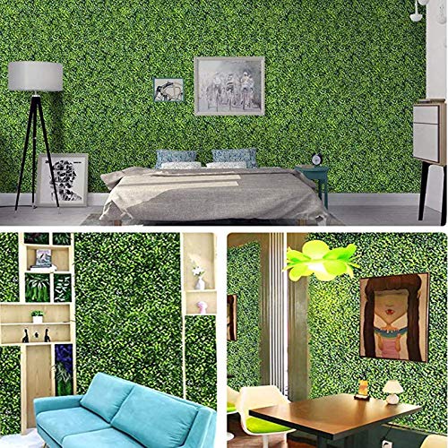 Mur de fond de verdure artificiel pour décoration de terrasse et cour - 6