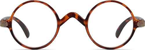 Miniatura 1 de Reducblu Gafas de lectura redondas estilo profesor para mujeres y hombres, con estilo de puente triangular