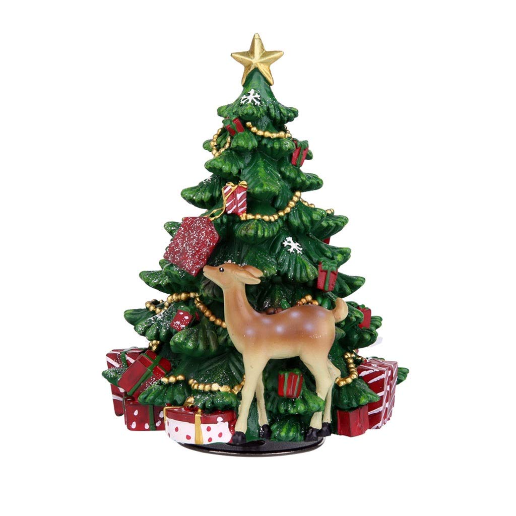 Cajas de música de árbol de Navidad ZAW como regalo de cumpleaños y San Valentín