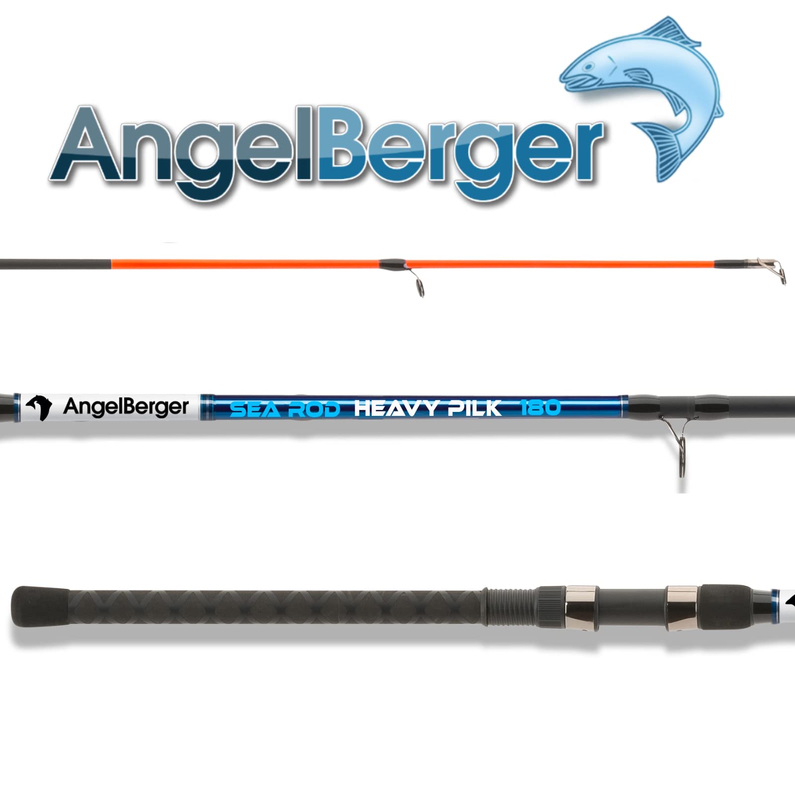 Angel-Berger Sea Rod Heavy Pilk 180 Meeresrute Bootsrute Pilkrute Dorsch Norwegen Angelrute