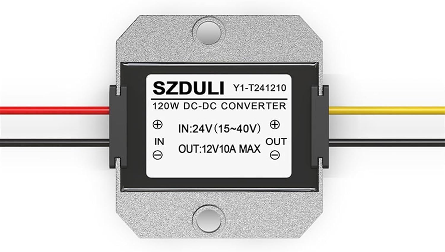 24V to 12V DC Power Supply 24V to 12V car Power Module Converter Waterproof(24V to 12V 10A 120W)