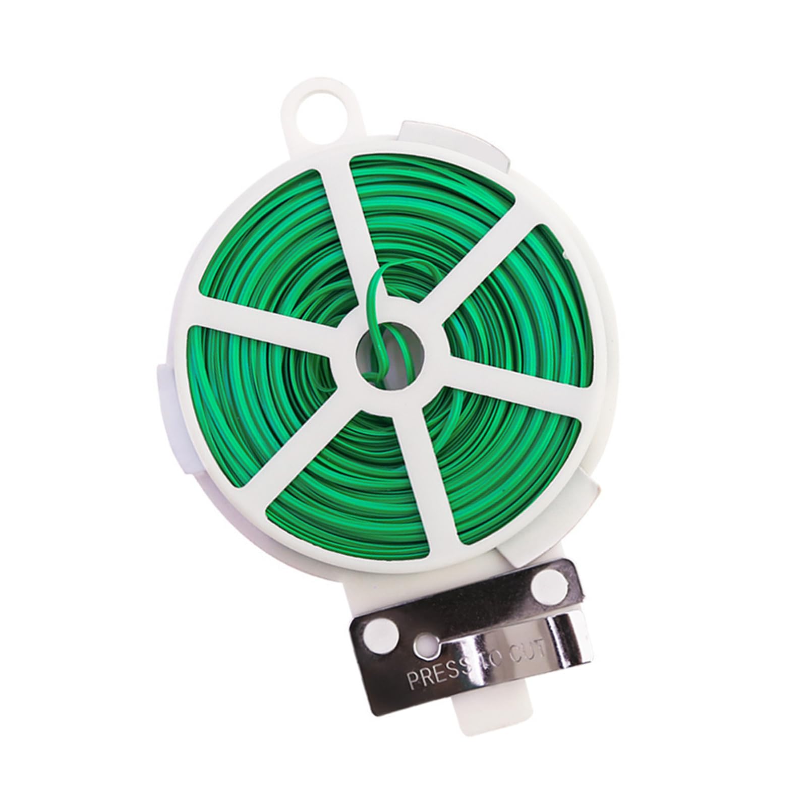 Msioytog 30 Meters Iron Cores Plant Binding Ties With Coating Adjustable Gardening Stems Fit For Greenhouse Climbing Plant Garden Tie Wire Coated