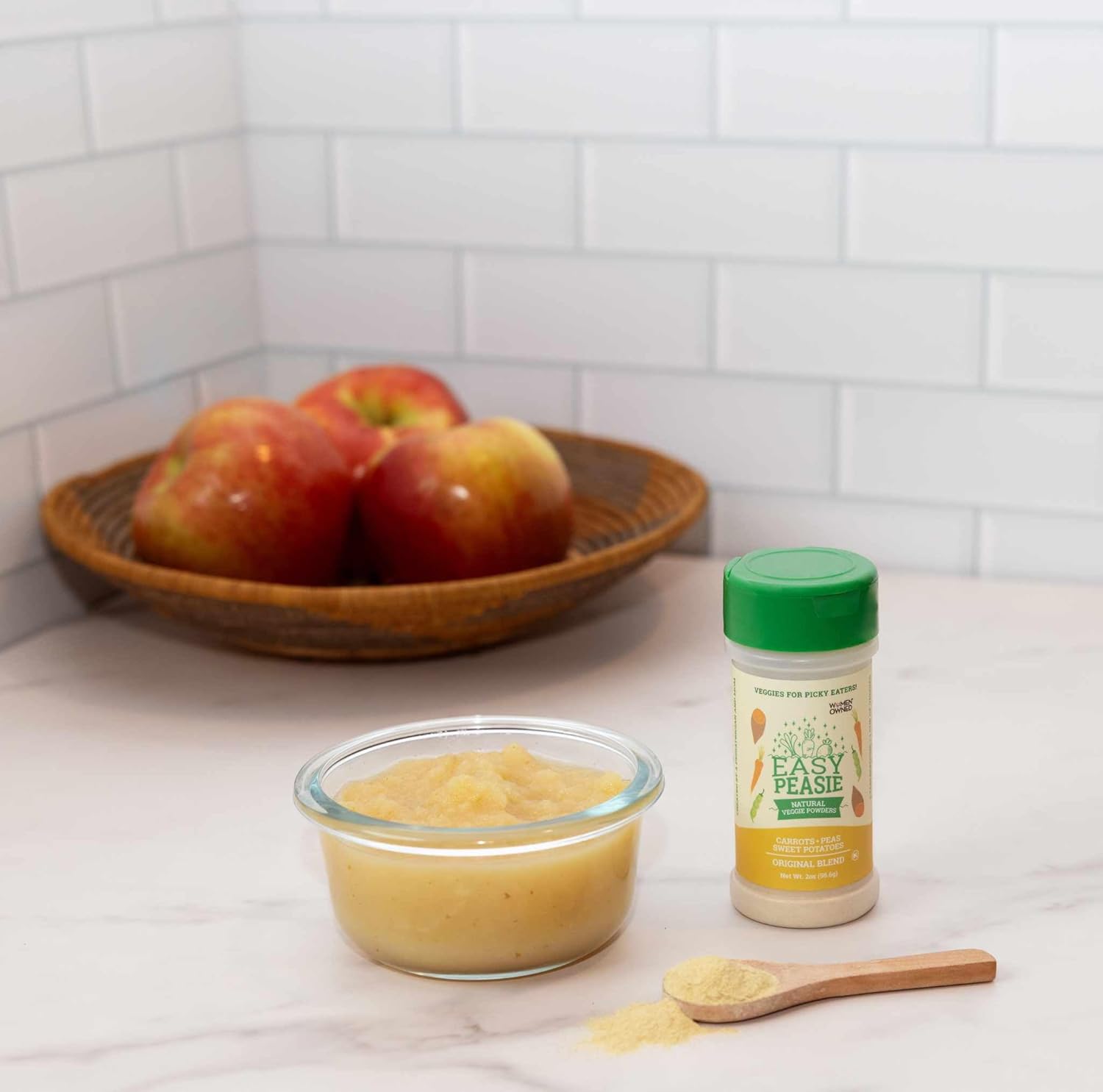 Easy Peasie Natural Veggie Powders for Kids and Picky Eaters | Hidden Vegetable Powder Additive for Meals and Smoothies (3-Pack: Original, Green, and Red - each 2 oz) - Image 6