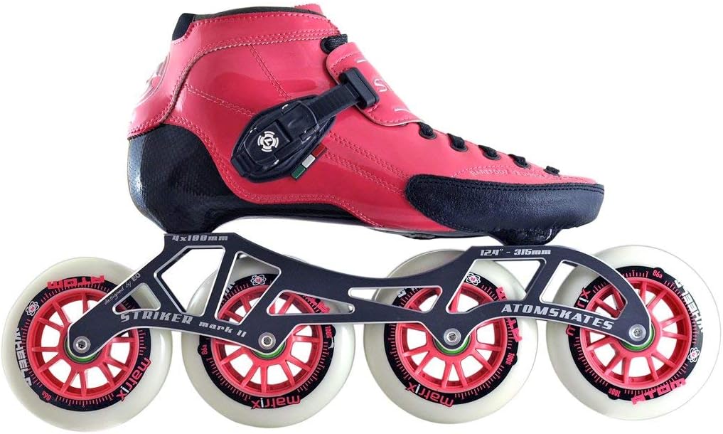 Atom Luigino Strut Inline Skate Package (Atom Matrix Wheels 110mm, Bionic Swiss)
