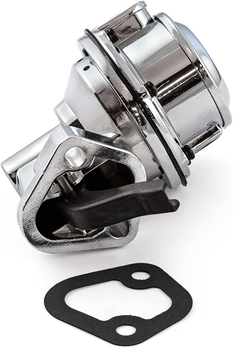 Speedmaster PCE146.1011 Compatible with Chevy BBC 454 High Volume Mechanical Fuel Pump Chrome 3/8" NPT Fitting