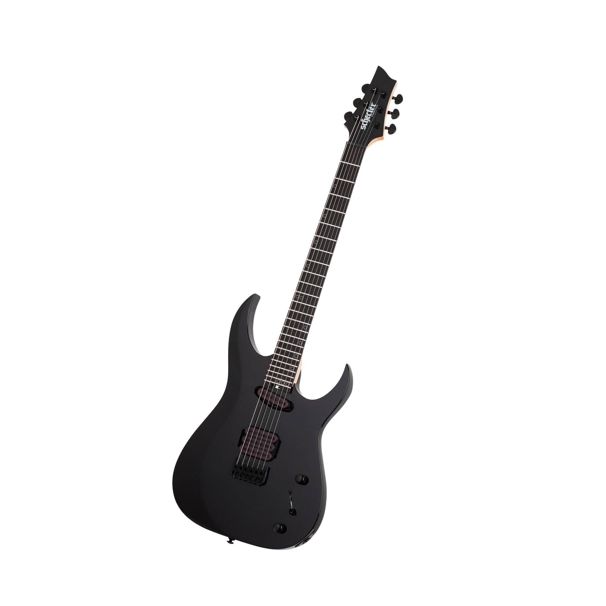 Amazon.com: Schecter Sunset-6 Triad Electric Guitar - Gloss Black