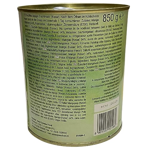 ASHOKA - Mangofruchtfleisch Kesar - (1 X 850 GR) – Bild 3