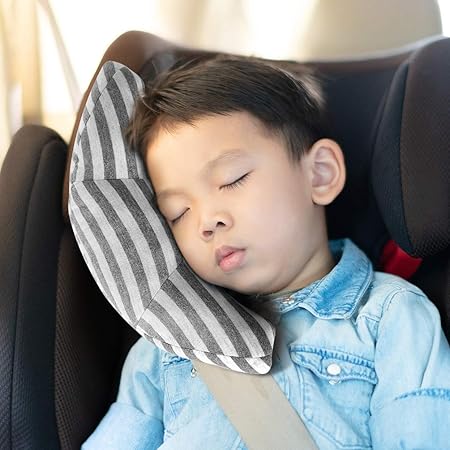 Amazon シートベルトカバー 子供 シートベルト 枕 車用品 ショルダーパッド 水洗い可能 旅行 安全 グレー シートベルトカバー ベビー マタニティ 通販