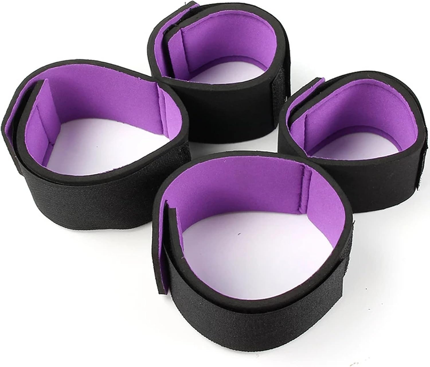 BDSM Bondage Sex Toys Restraints Wrist & Thigh Cuffs BDSM Kit,Sex Bondage Handcuffs and Thigh Restraint Set BDSM Bondage Restraint Set SM Bondage Set Toy for Lovers Couples Beginners & Professionals