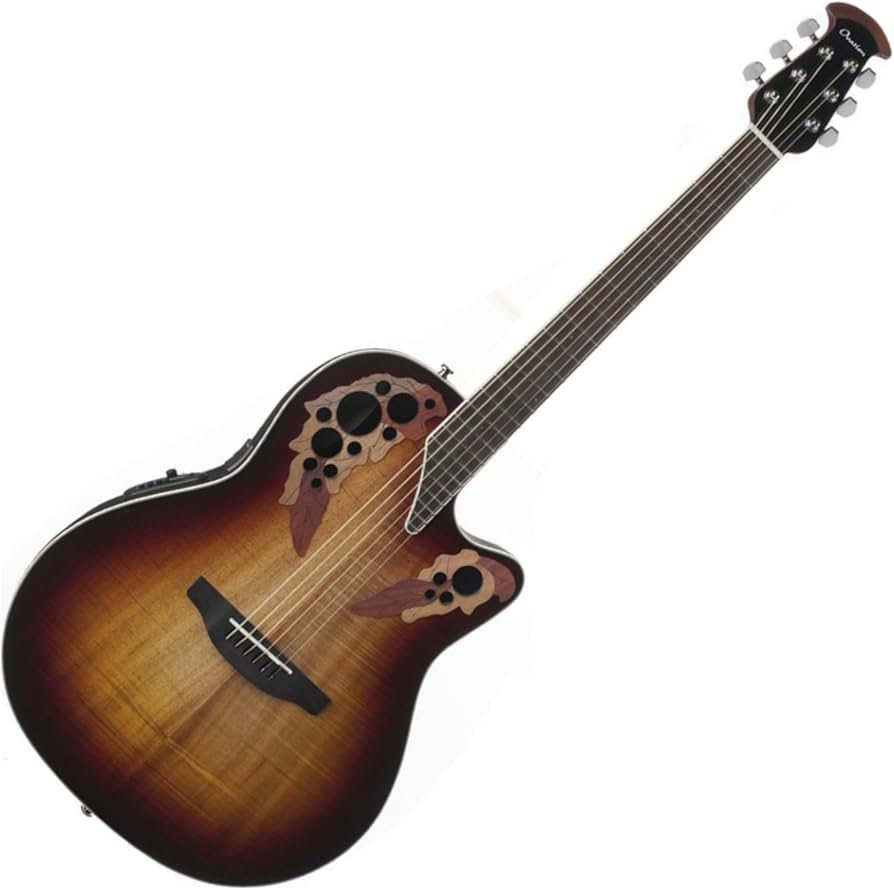 Ovation エレキベース 4弦 ブラウン Amazon.com: Ovation Applause AEB4-7S Mid-depth Acoustic