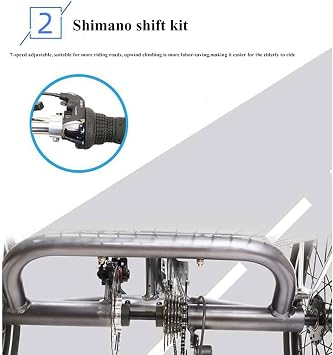 Three Wheel Bike Outdoor Adult Tricycle Folding Cruiser Bike with Cargo Basket 7-Speed for Recreation Shopping Exercise Men's Women's Bicycles Cycling Pedalling