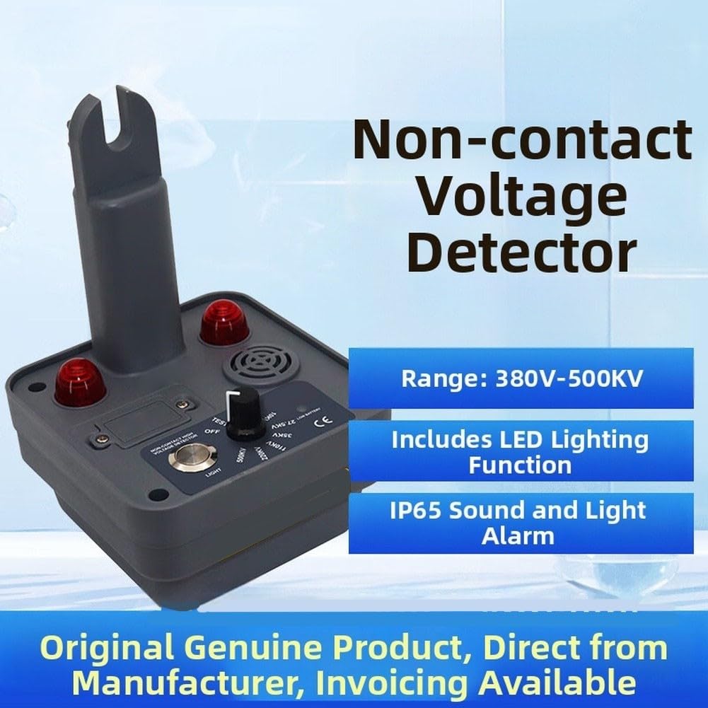 ES9080 Rilevatore ad alta tensione senza contatto 380V-550kV, tester impermeabile IP65 con allarme visivo acustico per tracciamento dei cavi e posizione dei guasti