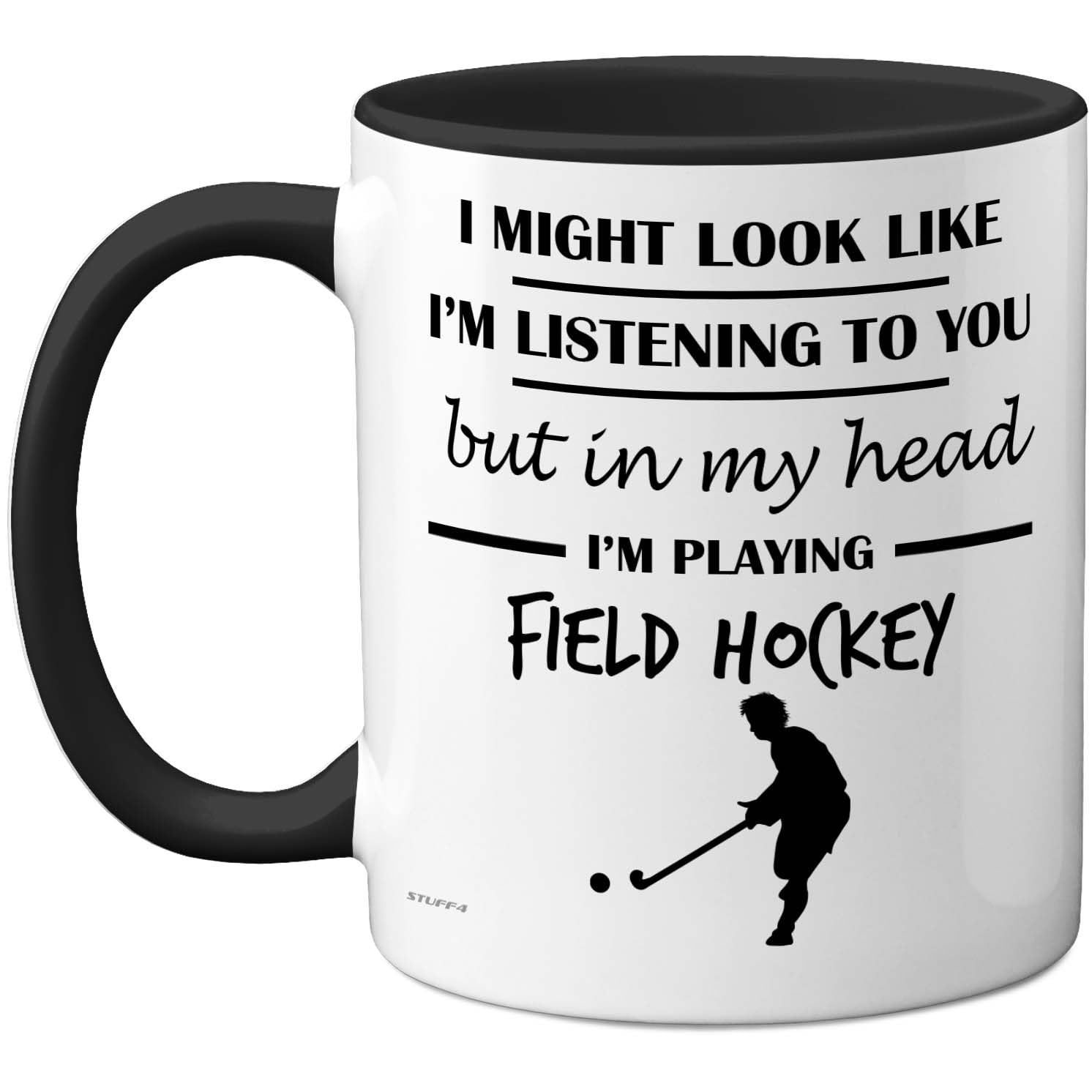 Stuff4 Field Hockey, in My Head Mug — image 1