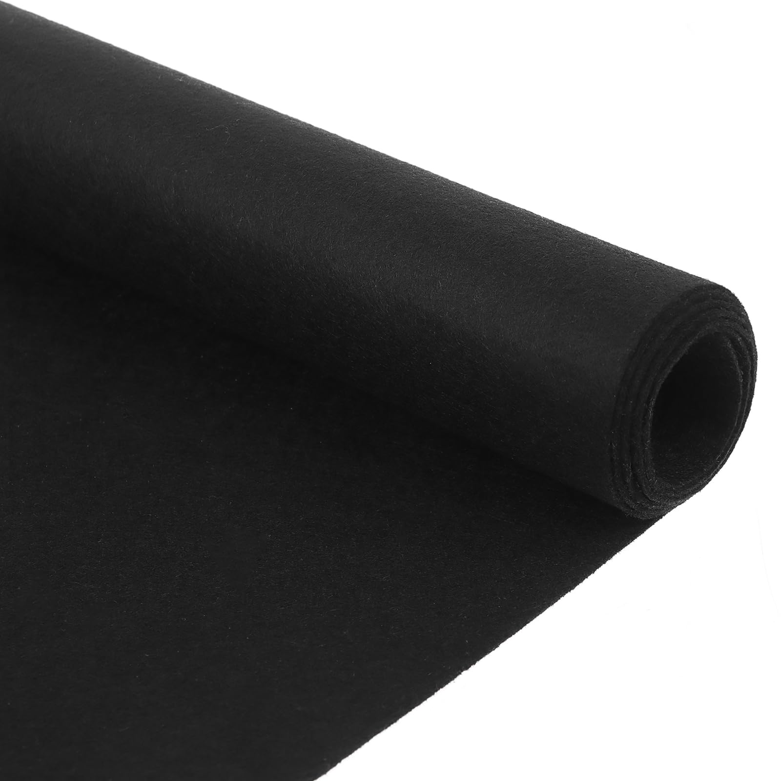 Black Felt Fabric Sheets 39.4" x 41.3"(1m x 1m) Craft Felt Fabric Sheets Assorted Felt Stiff Fabric Square for DIY Sewing Crafts Patchwork Decoration and Sewing Projects