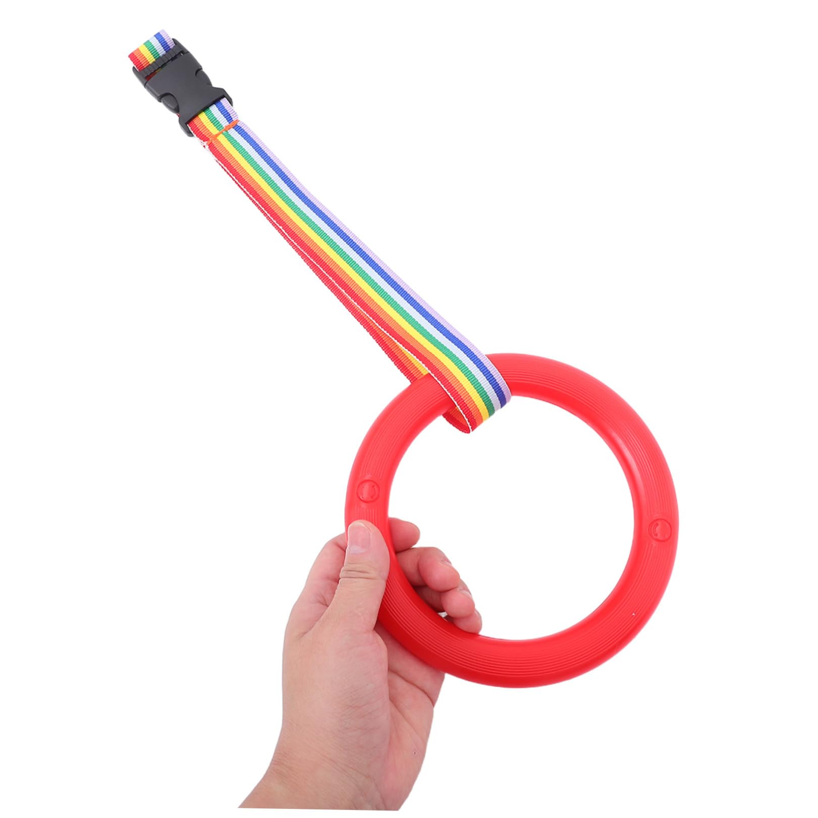 12 Piezas Cuerda Antipérdida para Asas de Anillo de Plástico Cuerda Desmontable para Caminar Grupo Línea Segura para Guarderías y Excursiones Escolares de Amarillo