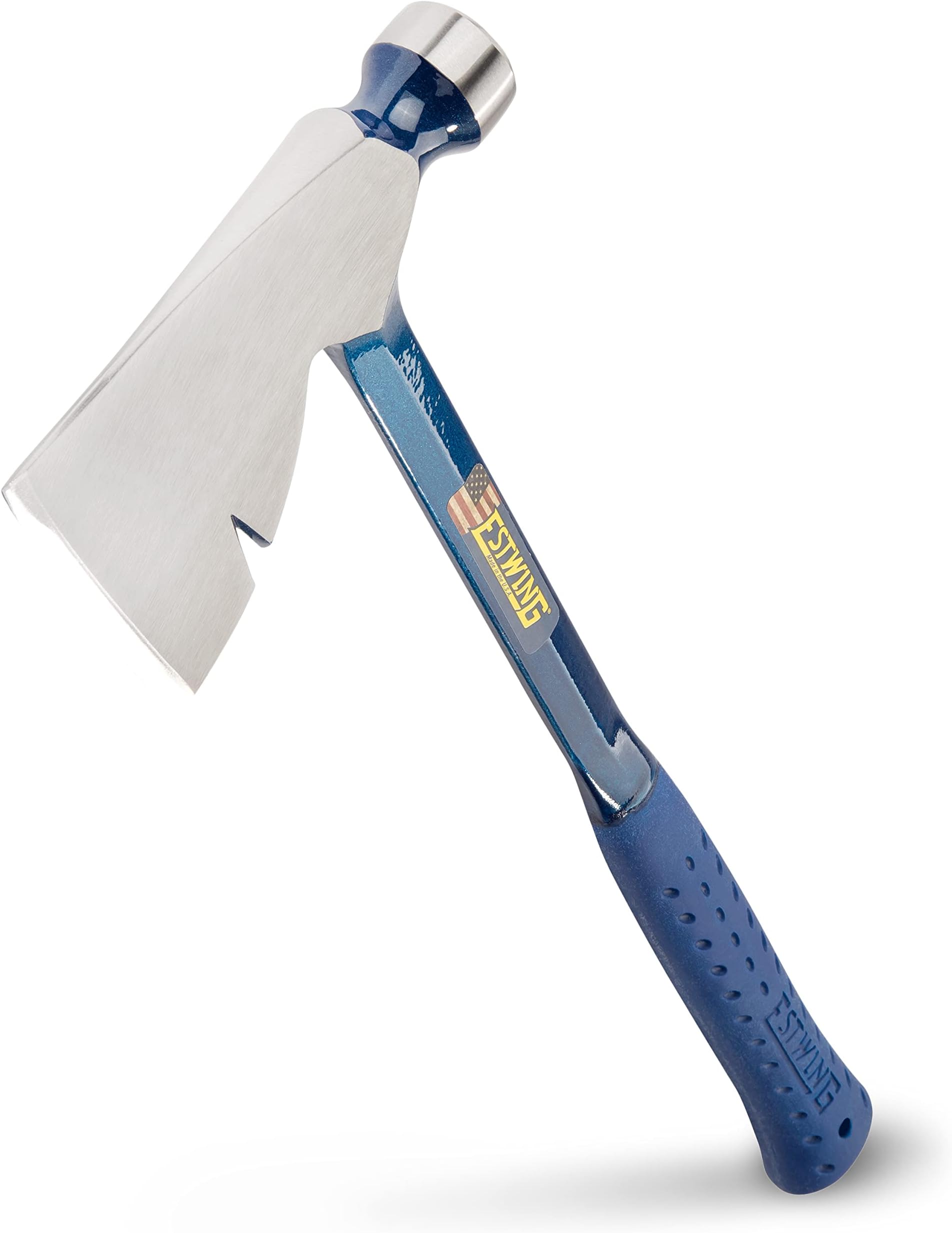 ESTWING Rigger's Axe - 16" Framing Hammer with Axe with Milled Face & Shock Reduction Grip - E3-R