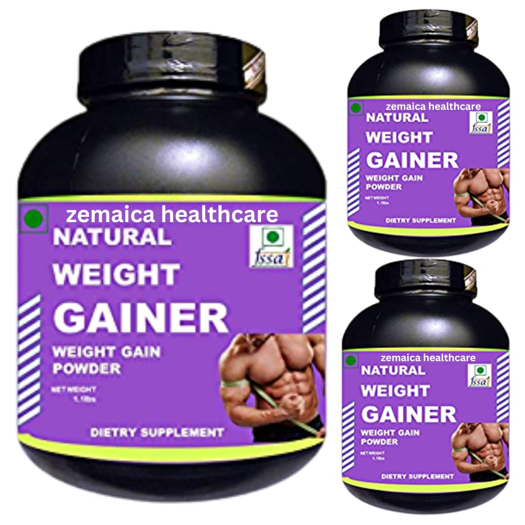 Natural Weight Gainer | Growth Muscle | Ayurvedic Product | Flavor Butterscotch | Pack of 3-picture-25