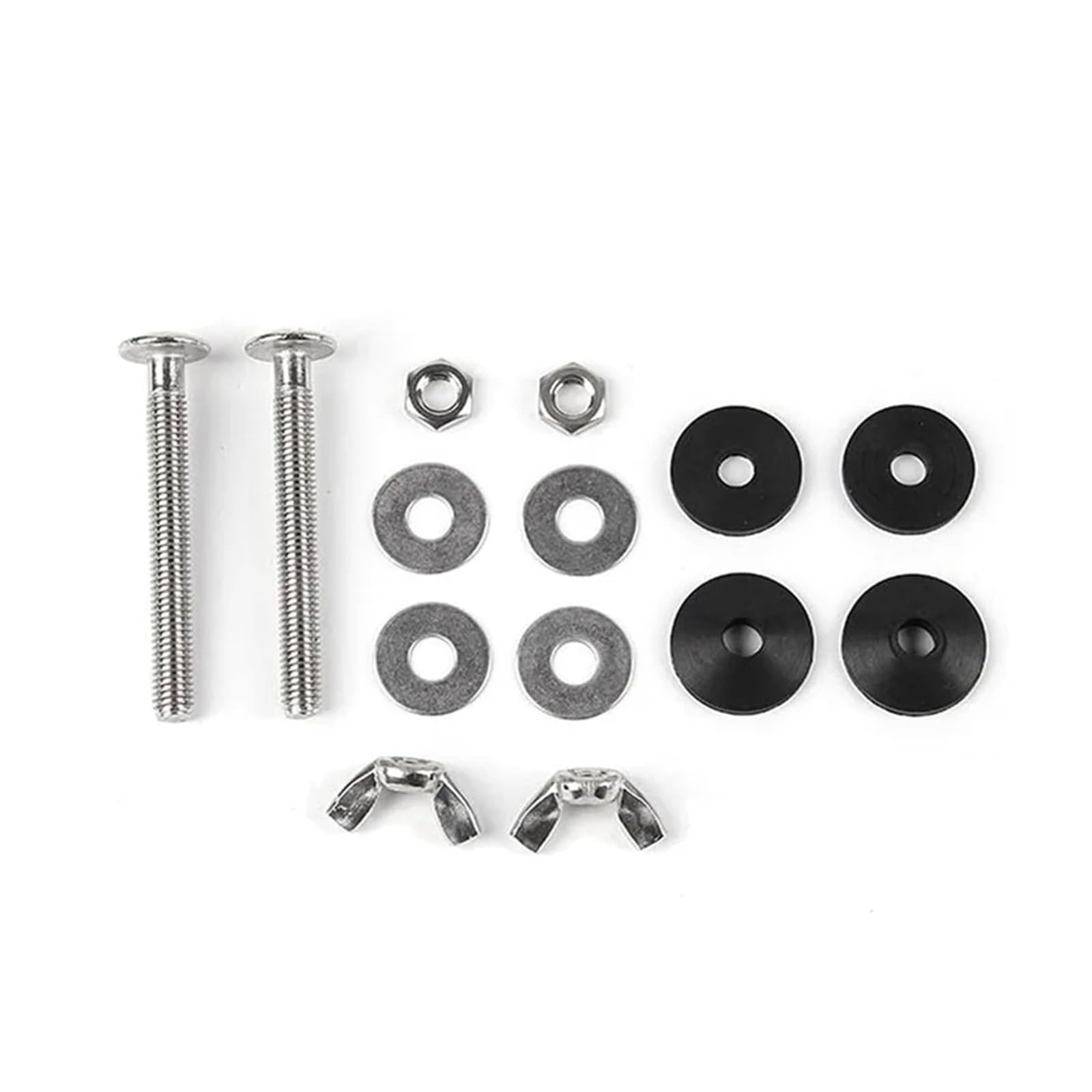 Lot de 12 boulons de fixation pour réservoir de toilettes en acier