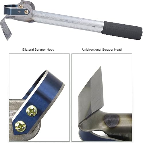 Miniatura 5 de plplaaoo Herramienta de deshierbe, desbrozadora manual, pelador de cortezas, extractor de malezas, herramienta de eliminación de malezas de hierro,