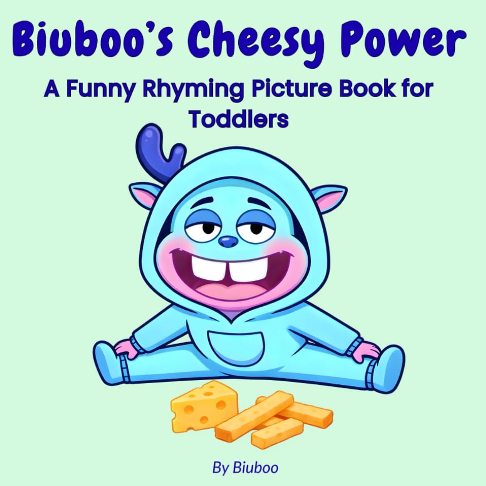 Biuboo’s Cheesy Power: A Funny Rhyming Picture Book for Toddlers About Exercise, Healthy Eating, and a Very Hungry Monster (The Cheesy World of Biuboo)