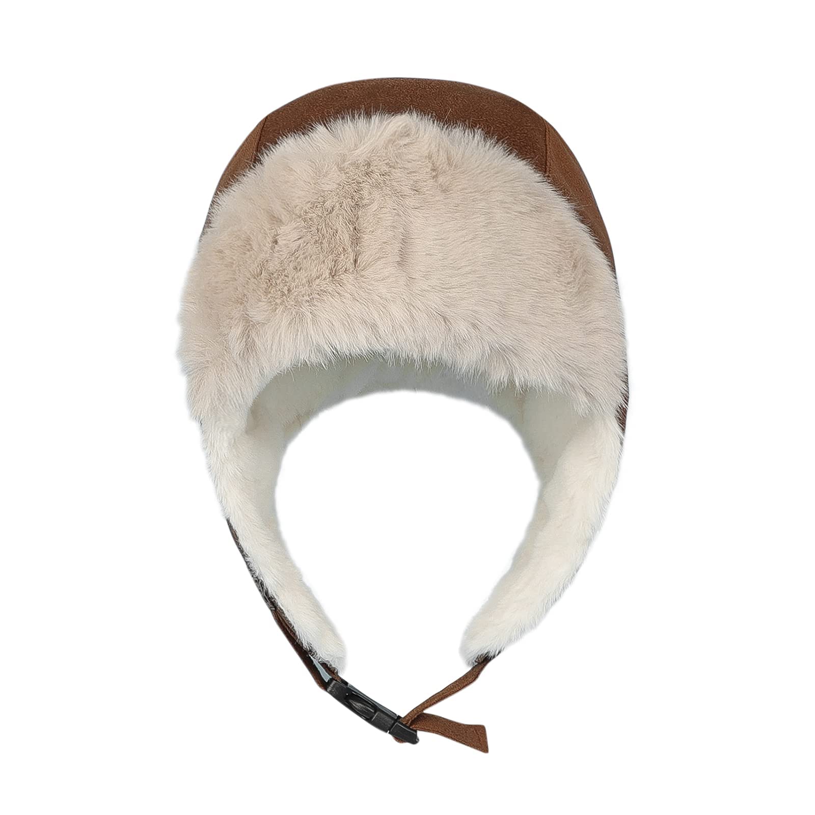XGOPTS Fashion Winter Bomber Hats for Women, Lovely Trapper Hat, Ushanka Russian Windproof Hat, Cold Weather Hunting Skiing Hat with Ear Flap Khaki