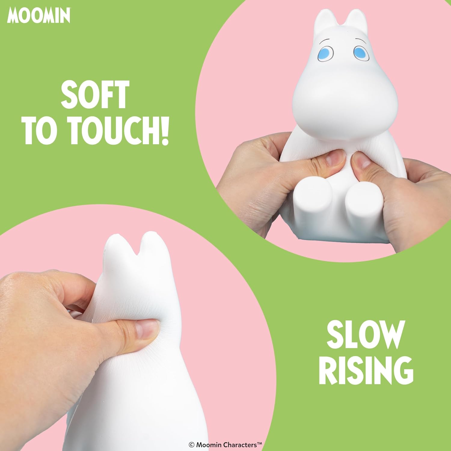 Hamee Moomin Jumbo Squishy Toy Collectible Slow Rising Cute SquiSHU Jumbo Birthday Gift, Party Favors, Stress Relief