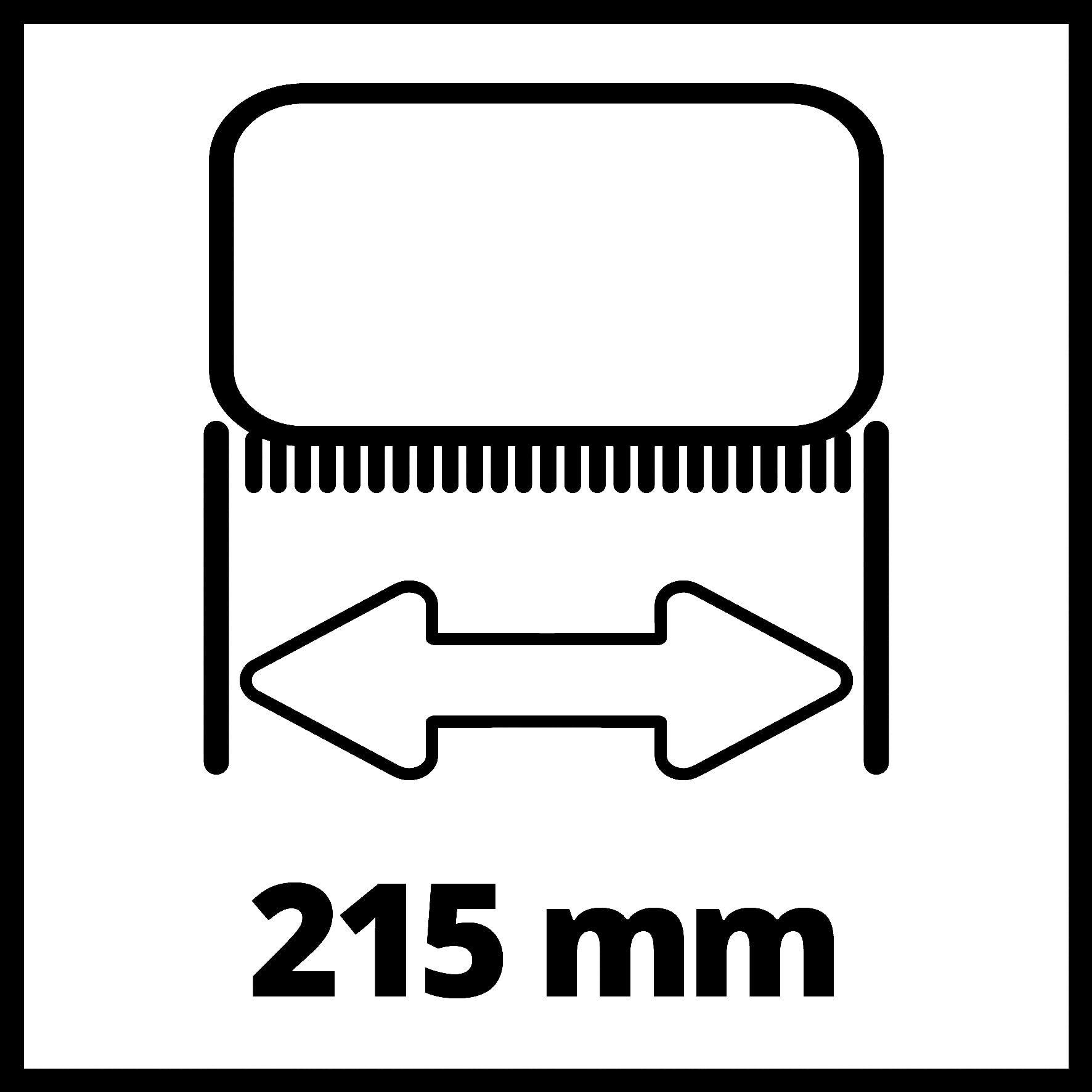 Originali Einhell Spazzole laterali ULTRA per pietra (spazzole per superfici, adatte per pulisci superfici a batteria PICOBELLA di Einhell, spazzole in acciaio per pietra, larghezza 215 mm)