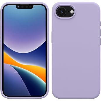 kwmobile Mobile Phone Case for Apple iPhone 17e / iPhone 16e Case - Silicone Case - Wireless Charging - Protective Cover in Lavender