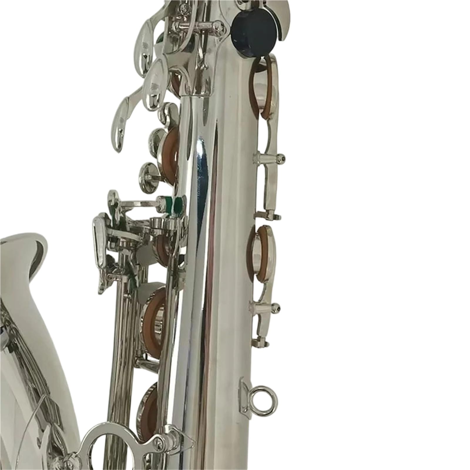 Saksofony Saksofon Tenorowy Srebrny Instrument Dęty Drewniany B Dur Z Futerałem I Innymi Akcesoriami