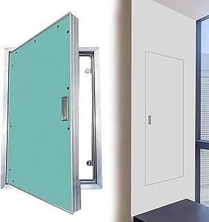 12 14 16 18 20 22 24 26 28 30 32 34 36 38 Inch Wide Access Door for Drywall, Fire Rated Inspection Panel - Heavy Duty Concealed Cables Cover Board(22x30inch)