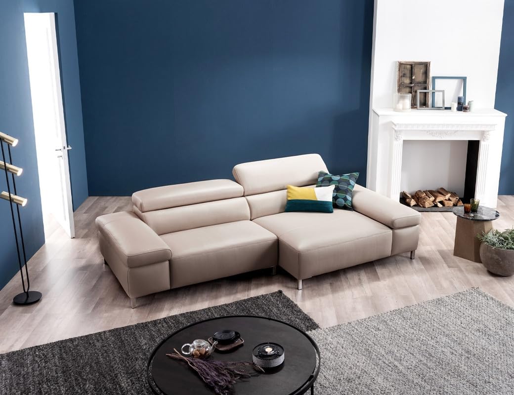 Fabrique Crafted Leatherette Lshape 2 Seater Diligent Leatherette Cream Sofa Set | Moveable Headrest (Lhs) | Stylish Home Office & Living Room Furniture | Lightweight Design | Stainless Steel Legs Fabrique Crafted Leatherette Lshape 2 Seater Diligent Leatherette Cream Sofa Set | Moveable Headrest (Lhs) | Stylish Home Office & Living Room Furniture | Lightweight Design | Stainless Steel Legs