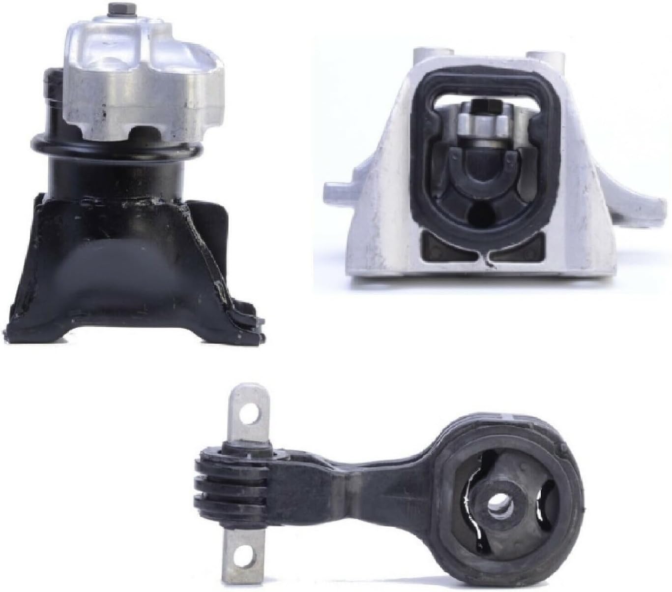 3 PCS FRONT MOTOR & TRANS Mount FIT 2006-2011 Honda Civic 1.3L - Auto Trans