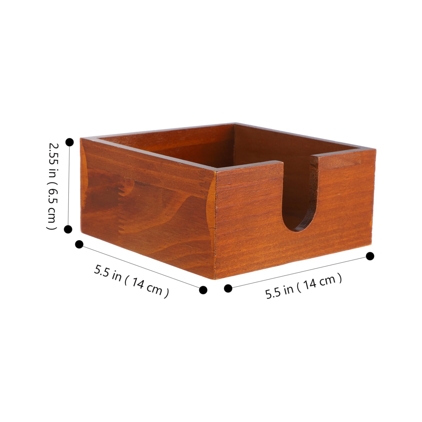 ABOOFAN Dispensador De Servilletas De Madera De 4 Piezas Para El Hogar Y La Oficina Soporte Moderno Para Servilletas Base Plana Para Mayor Estabilidad.
