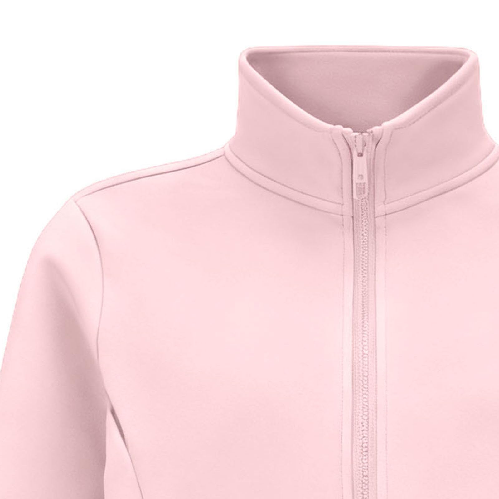 Langärmeliges Sportshirt für Mädchen, Workout, Fitess, Sport-Top mit Daumenloch, leicht, Reißverschluss, Laufjacken, atmungsaktiv, Activewear, Yoga, T-Shirts, solides Sweatshirt mit hohem