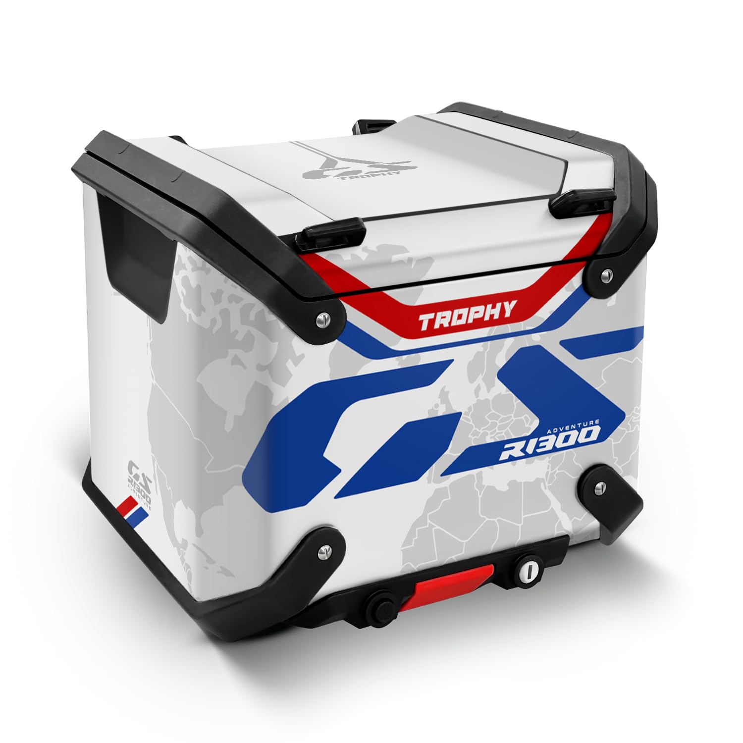 Az Graphishop Adesivi Valige Kit Completo Compatibile con BMW R 1300 GS Adventure ALU 3th Modello (PACK-VA3-FM-001 Trophy)