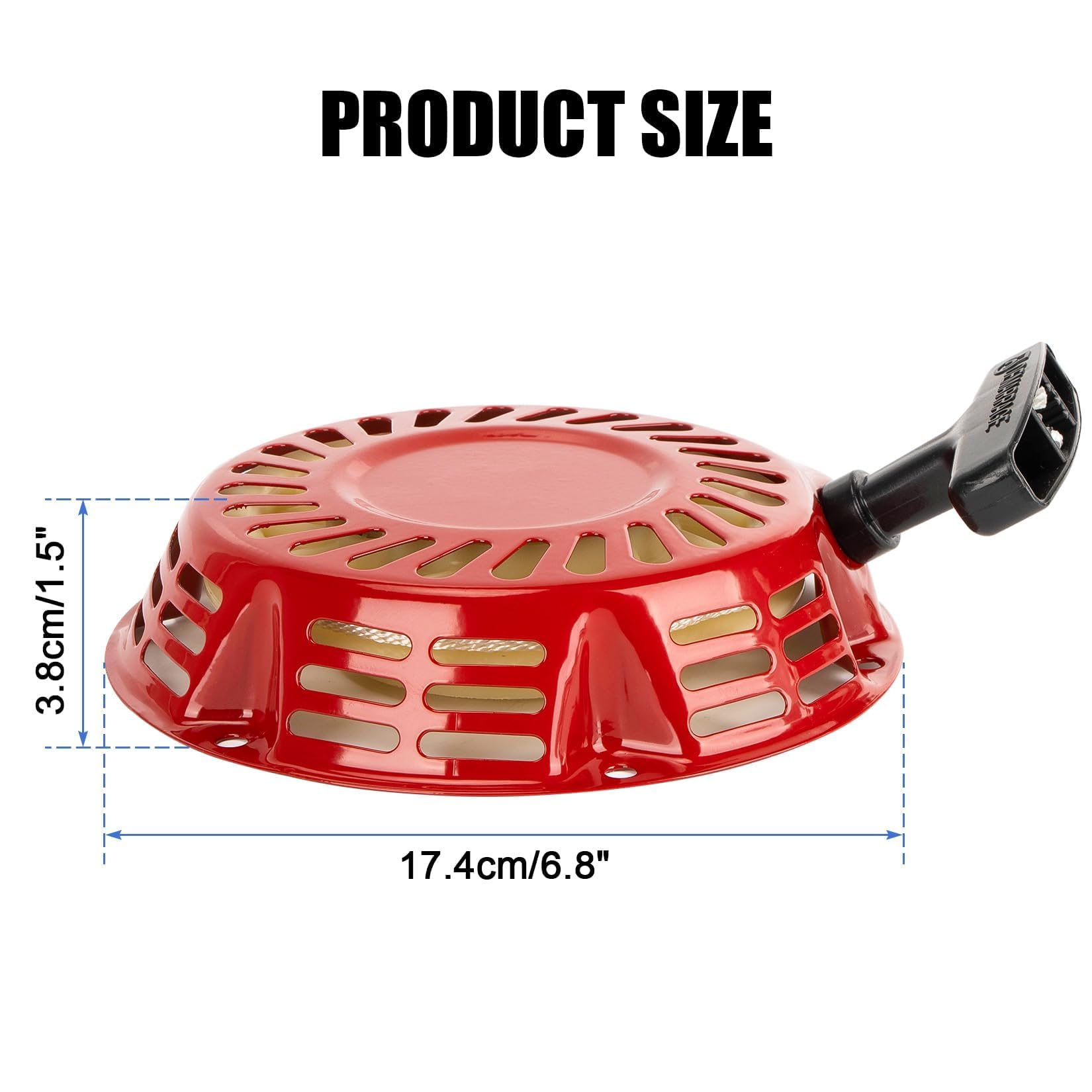 PSLER Pull Start Assembly for Gx160 Gx120 Gx200 Gx140 5.5HP 6.5HP Lawn Mower Recoil Pull Start Replacement with Starter Cup Pull Cord Assembly 5.5hp - Image 4