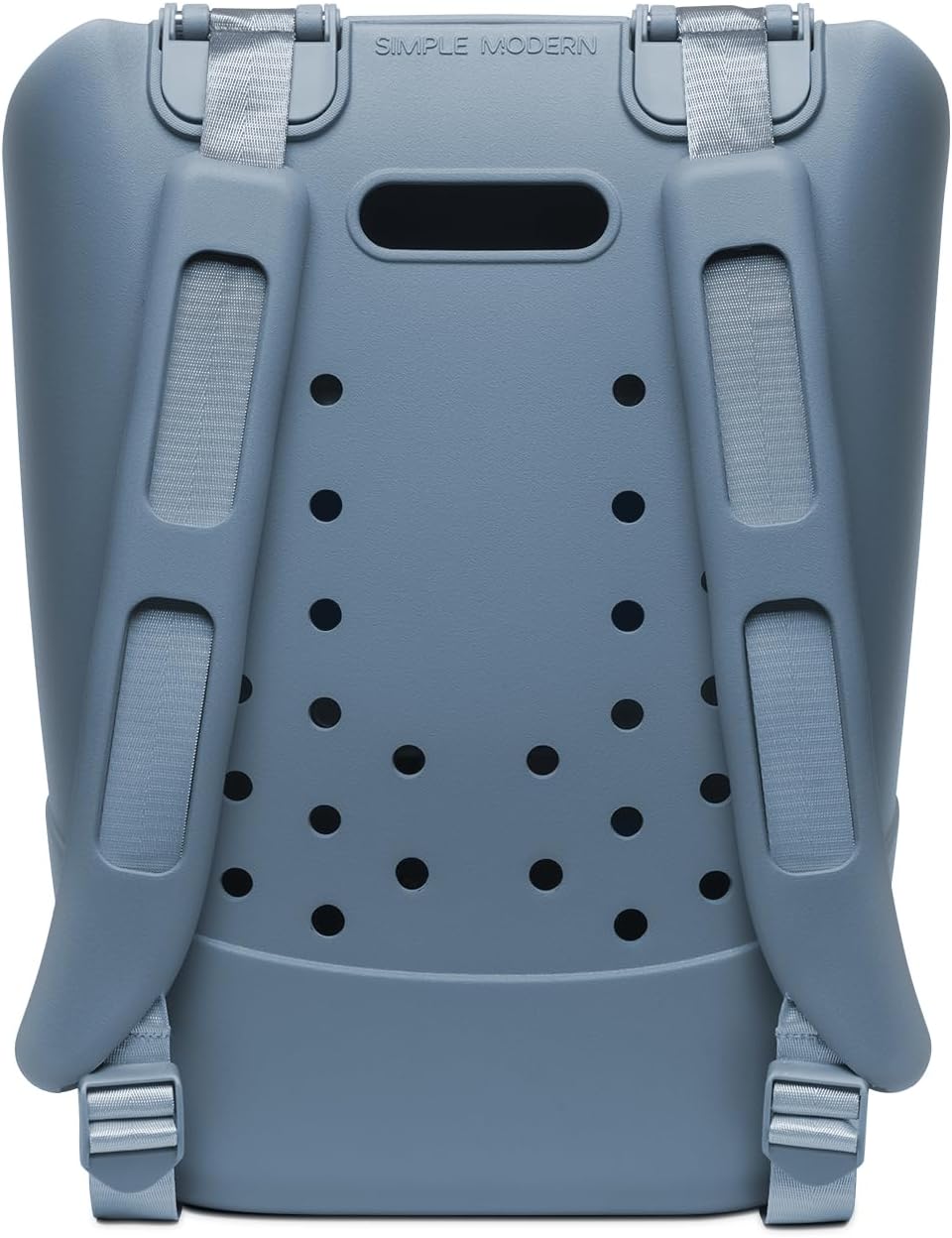 Simple Modern Getaway Backpack | Waterproof Material EVA Bag with Zipper Pocket for Beach, Pool, Boat, Travel | Durable and Lightweight | 23L | Blue Dune
