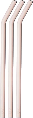 Miniatura 7 de bkr Juego de 3 pajitas angulares de silicona suave para botella de agua de vidrio, aptas para lavavajillas