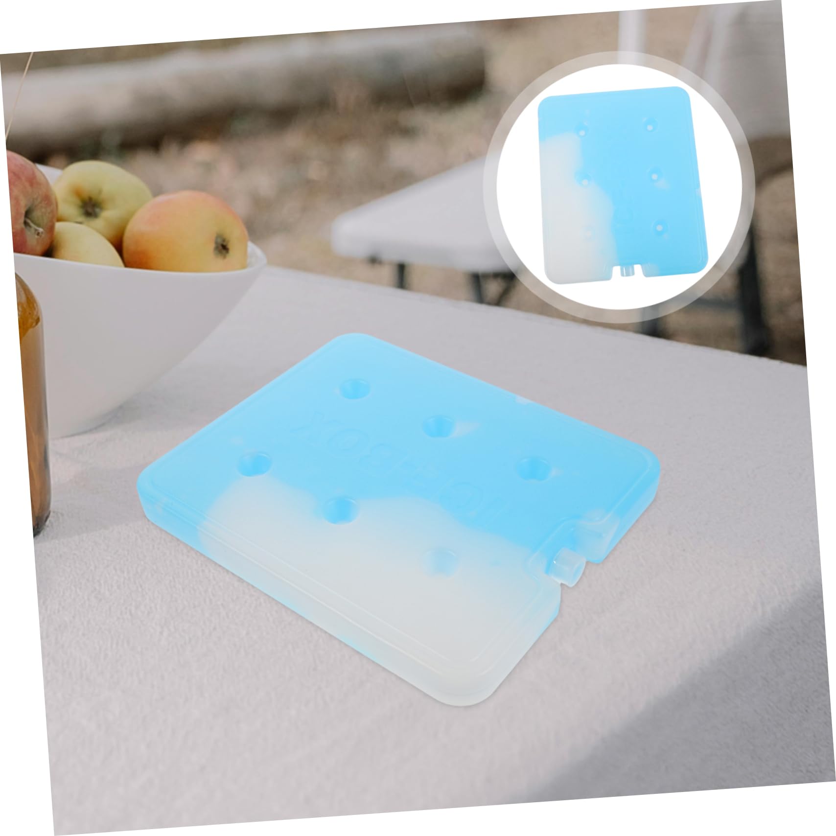 TOYANDONA Large Ice Packs Reusable Leak Cooling Gel Blocks for Food Preservation Freezer Packs for Lunch Boxes Picnics and Outdoor Camping