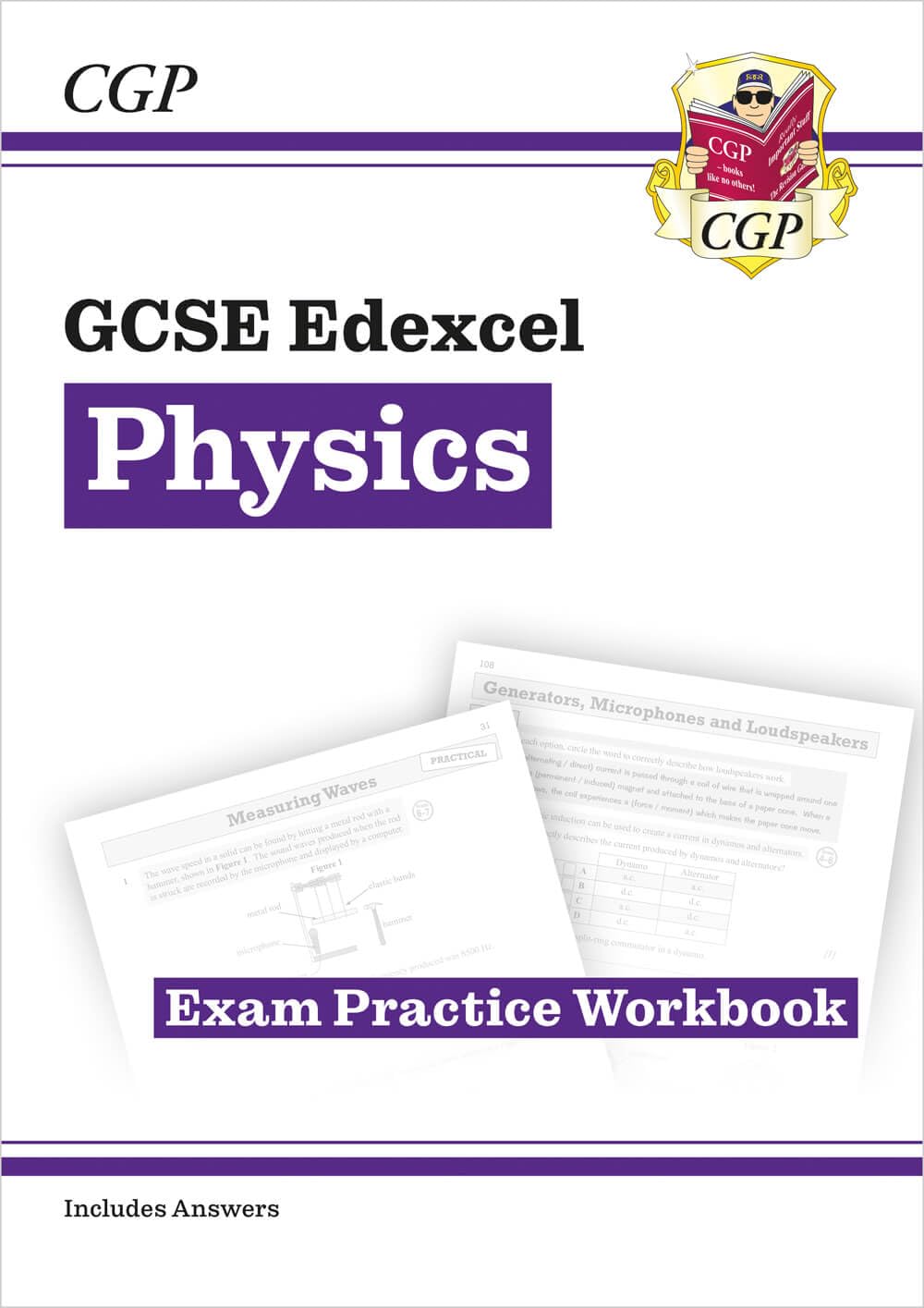 GCSE Physics Edexcel Exam Practice Workbook (includes answers): for the 2026 and 2027 exams (CGP Edexcel GCSE Physics)