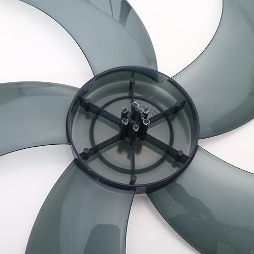 Miniatura 7 de dPois Repuesto de cuchilla de ventilador de plástico con cubierta de tuerca para ventilador de pie universal, ventilador de mesa, accesorios