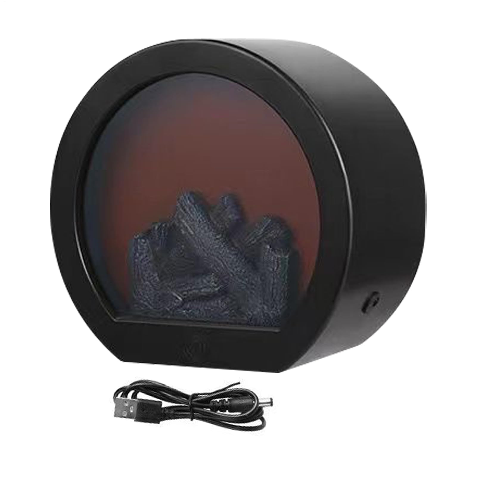 Lampe de feu LED portable à pile et USB pour intérieur et extérieur - 8