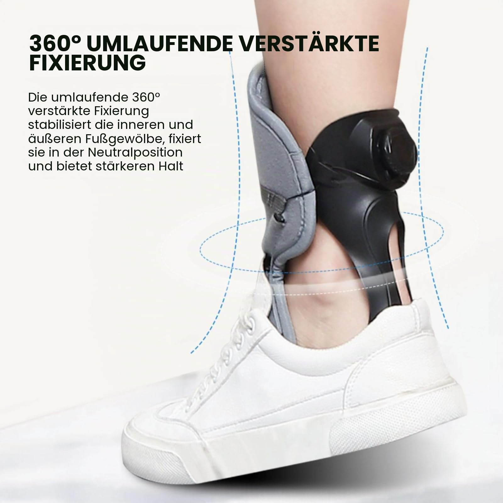 Fußheberorthese Zum Gehen Mit Schuhen Fußheberorthese Zur Unterstützung Der Dorsalflexion AFO-Fußheberorthese Zur Effektiven Schmerzlinderung,Right,L