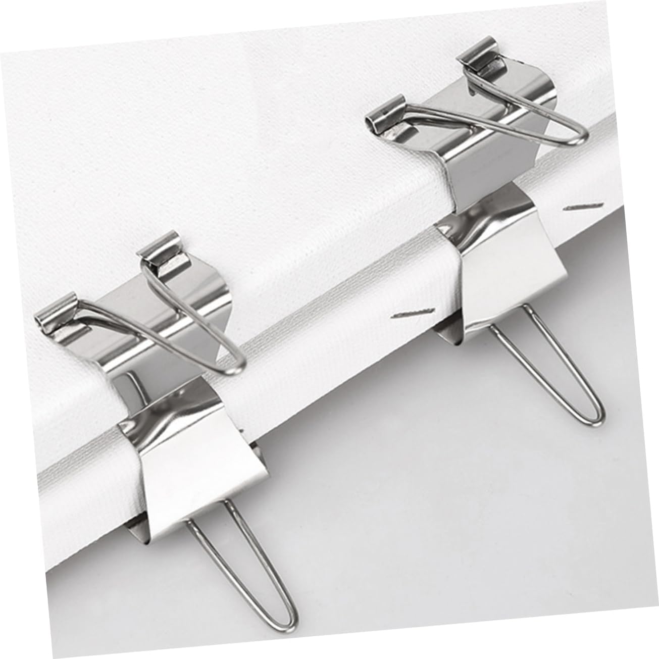 Housoutil 6pcs Stainless Steel Canvas Clips for Artists Sturdy Frame Separating Clamps Lightweight Painting Accessories for Indoor and Outdoor Use