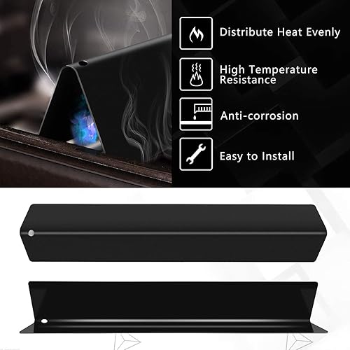 Miniatura 3 de Barras aromatizantes para piezas Weber Spirit E310 310 para parrilla, barras de sabor esmaltadas de porcelana de repuesto para parrilla Weber Spirit