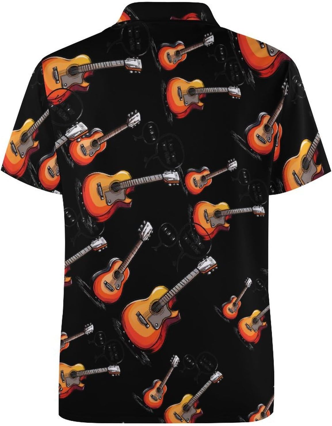 I Am Your Father Guitar Music Womens Golf Polo Shirts Summer Short Sleeve Collared 3 Buttons T Shirt Activewear Tops