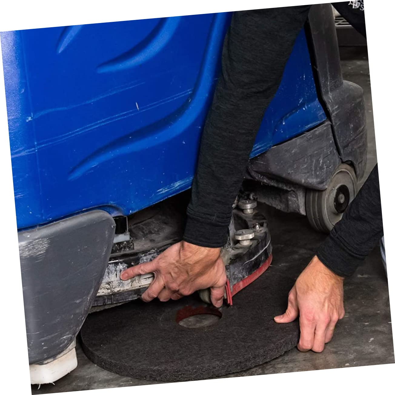 5sheets Microfiber Floor Cleaning Pad Dry Mop Pads for Mopping Floor Cleaning Tool Suitable for Polishing Machine