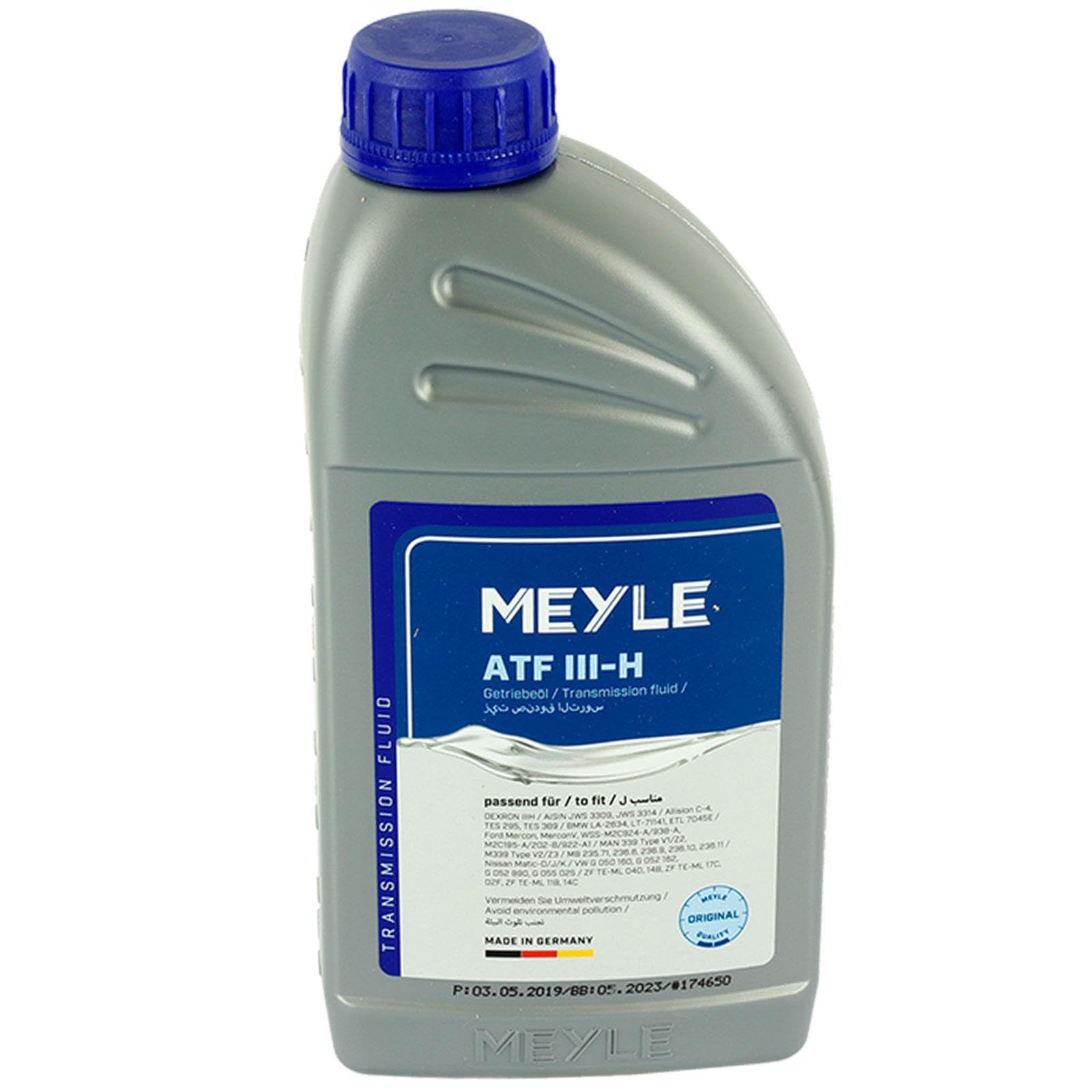 Meyle Teilesatz Automatikgetriebe 09G | 1001350101/SK+0140192300MEYLE Teilesatz+3L ATF Öl passend für Golf 5 Passat B6 1T1