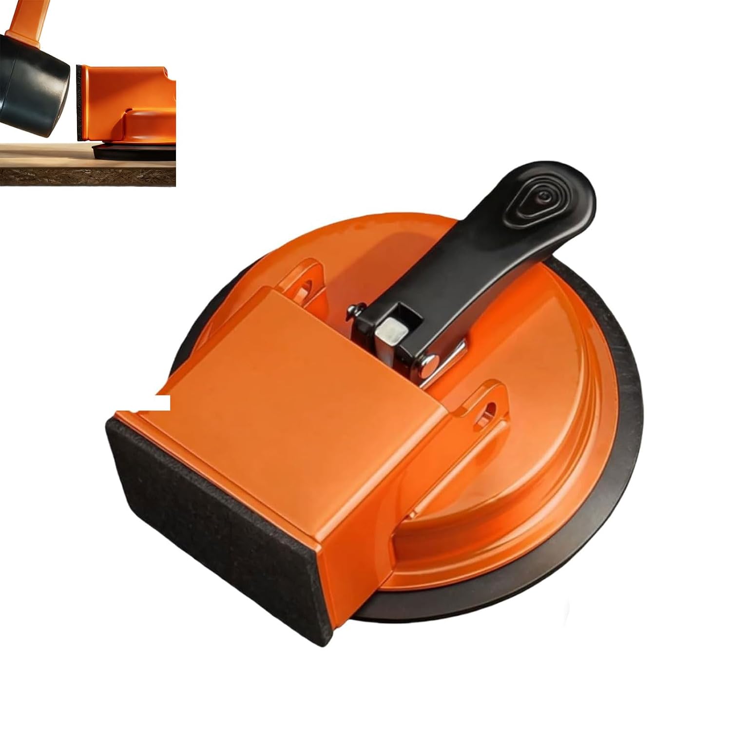 2026 Upgrade Floor Gap Fixer Tool, Heavy Duty Laminate Floor Gap Repair Tool, Suction Cup Flooring Tools, for Vinyl, Wood, Laminate Floors (Orange+Green)